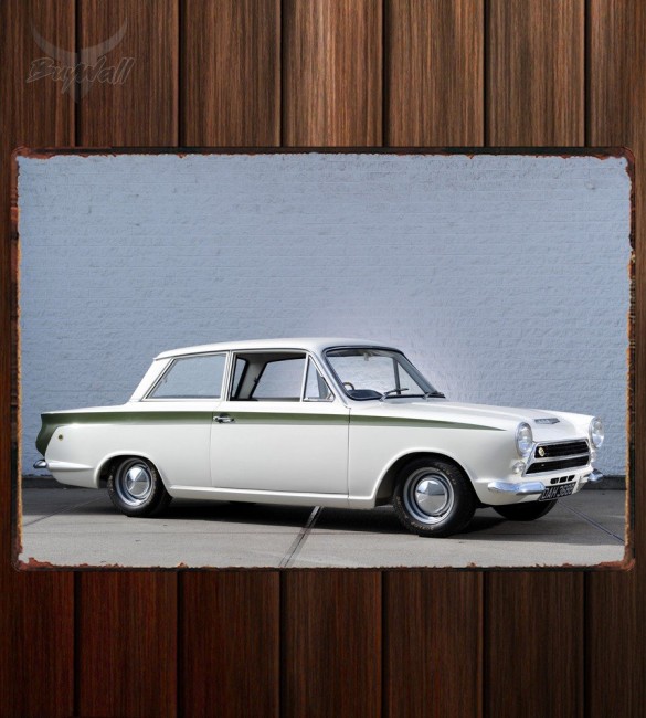 Металлическая табличка Ford Lotus Cortina (MkI)